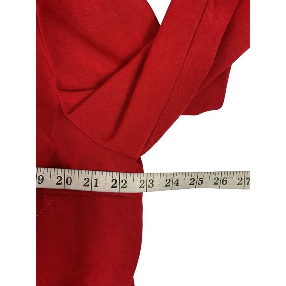 Leslie Fay Women’s Cherry Red Blazer & Skirt Set - Picture 5 of 11